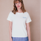 T-shirt print Salomé - Ecru - C'EST BEAU LA VIE !