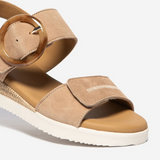 Sandales compensées Praline - Noisette - TBS FEMME