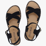 Sandales à brides croisées Ivy Cross W - Noir - ARMISTICE