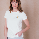 T-shirt à print à manches courtes Bellisima - Blanc - C'EST BEAU LA VIE !