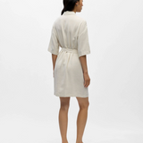 Robe chemise courte ample ceinturée Objsanne - Gris - OBJECT