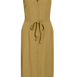 Robe chemise longue sans manches ceinturée Viprisilla - VILA