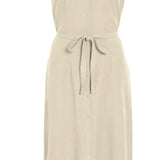 Robe chemise longue sans manches ceinturée Viprisilla - VILA