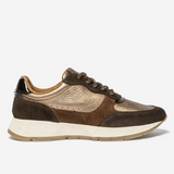 Tennis EULALIE TBS chocolat et bronze – vue de profil