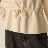 Cardigan chic à manches bouffantes boutons dorés  - DES PETIS HAUTS