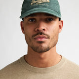 Casquette de baseball en coton Jaguar - Vert huile - PETROL INDUSTRIES HOMME