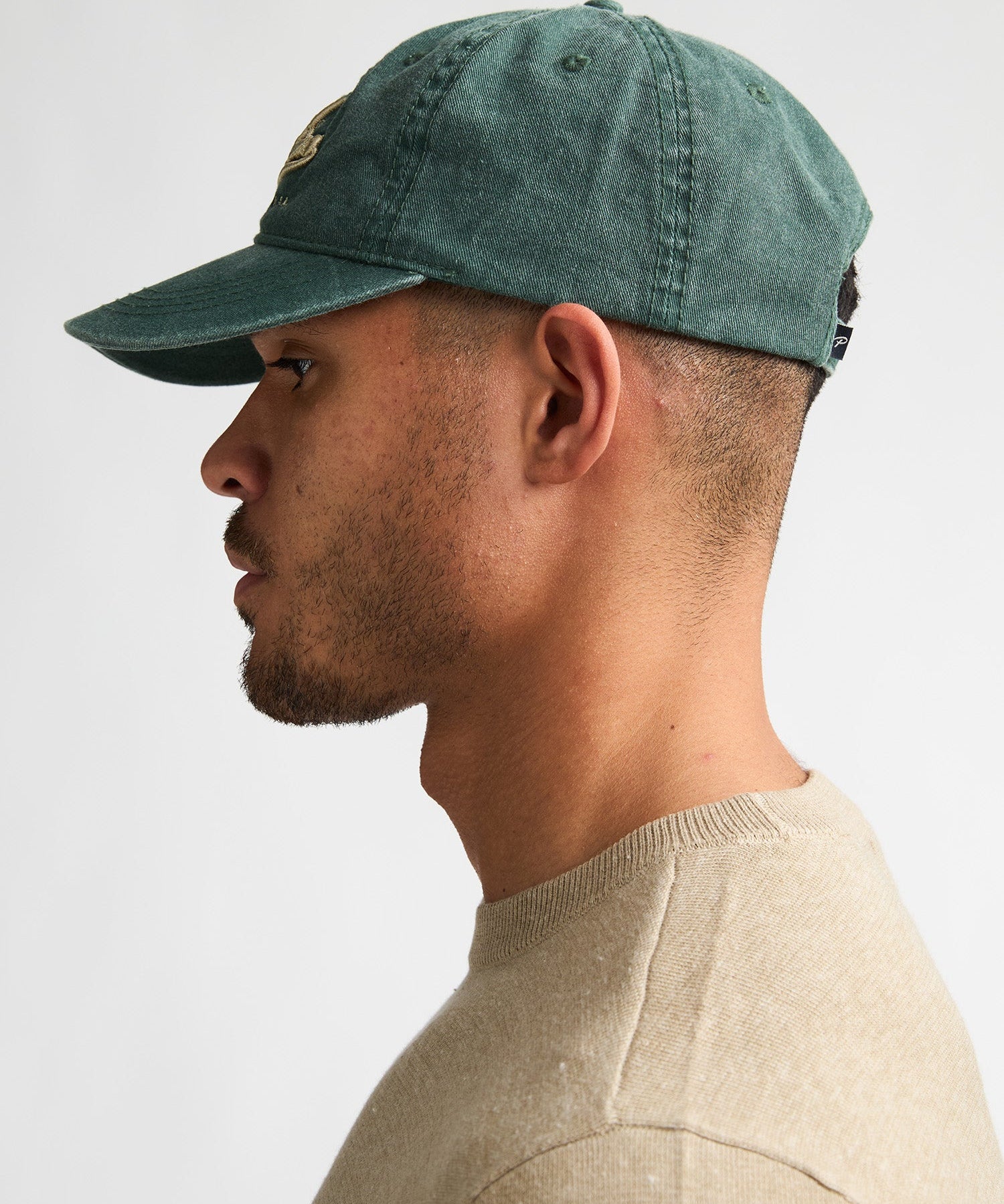 Casquette de baseball en coton Jaguar - Vert huile - PETROL INDUSTRIES HOMME
