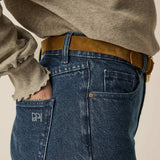 Ceinture en cuir à boucle dorée ronde Olympe - Ecorce - DES PETITS HAUTS