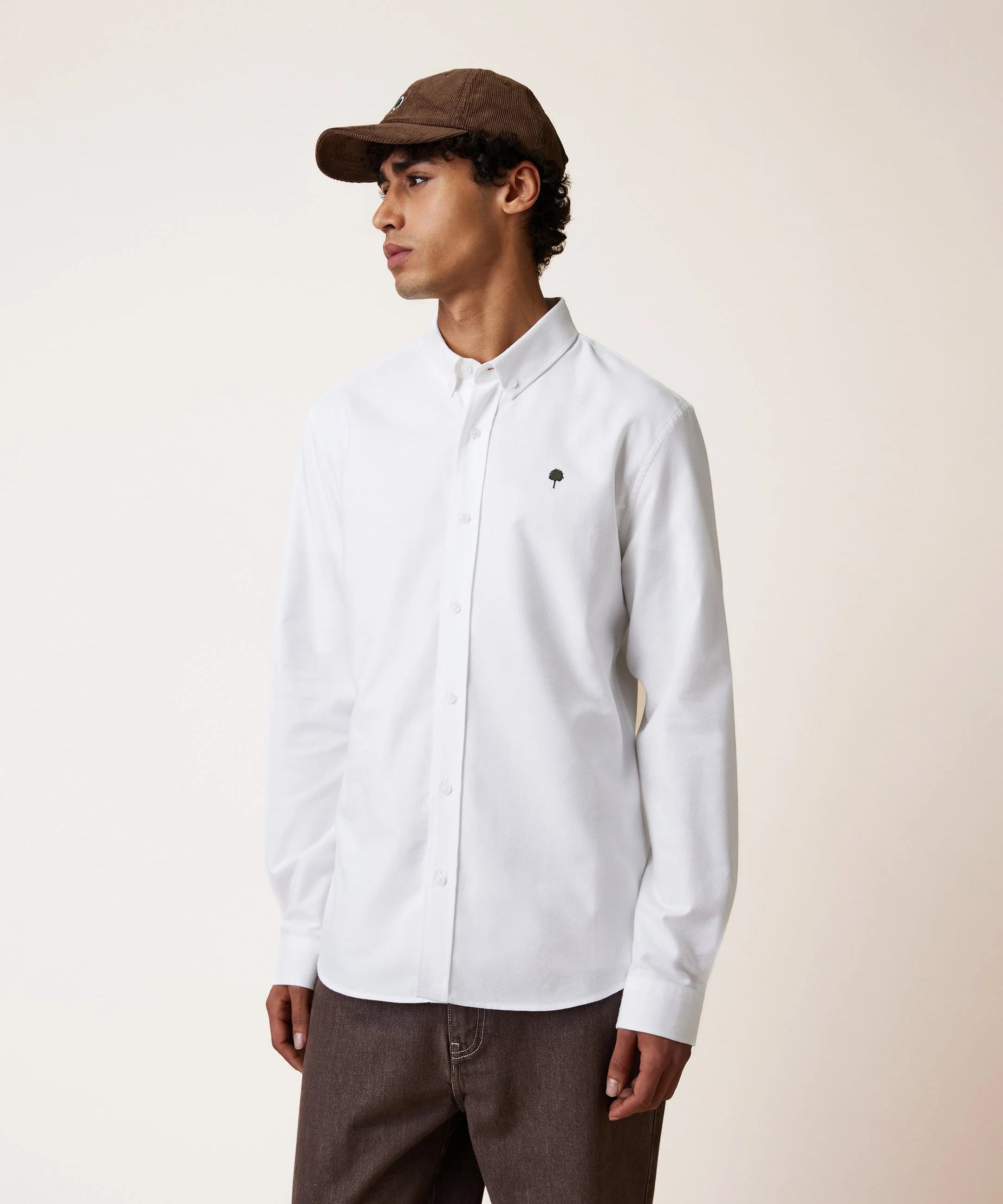 Chemise Ivoy blanche FAGUO homme vue de face