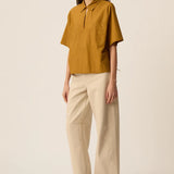 Chemise Rebya en popeline de coton modulable - Mousse - DES PETITS HAUTS