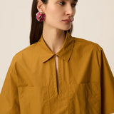 Chemise Rebya en popeline de coton modulable - Mousse - DES PETITS HAUTS