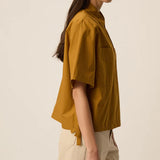 Chemise Rebya en popeline de coton modulable - Mousse - DES PETITS HAUTS