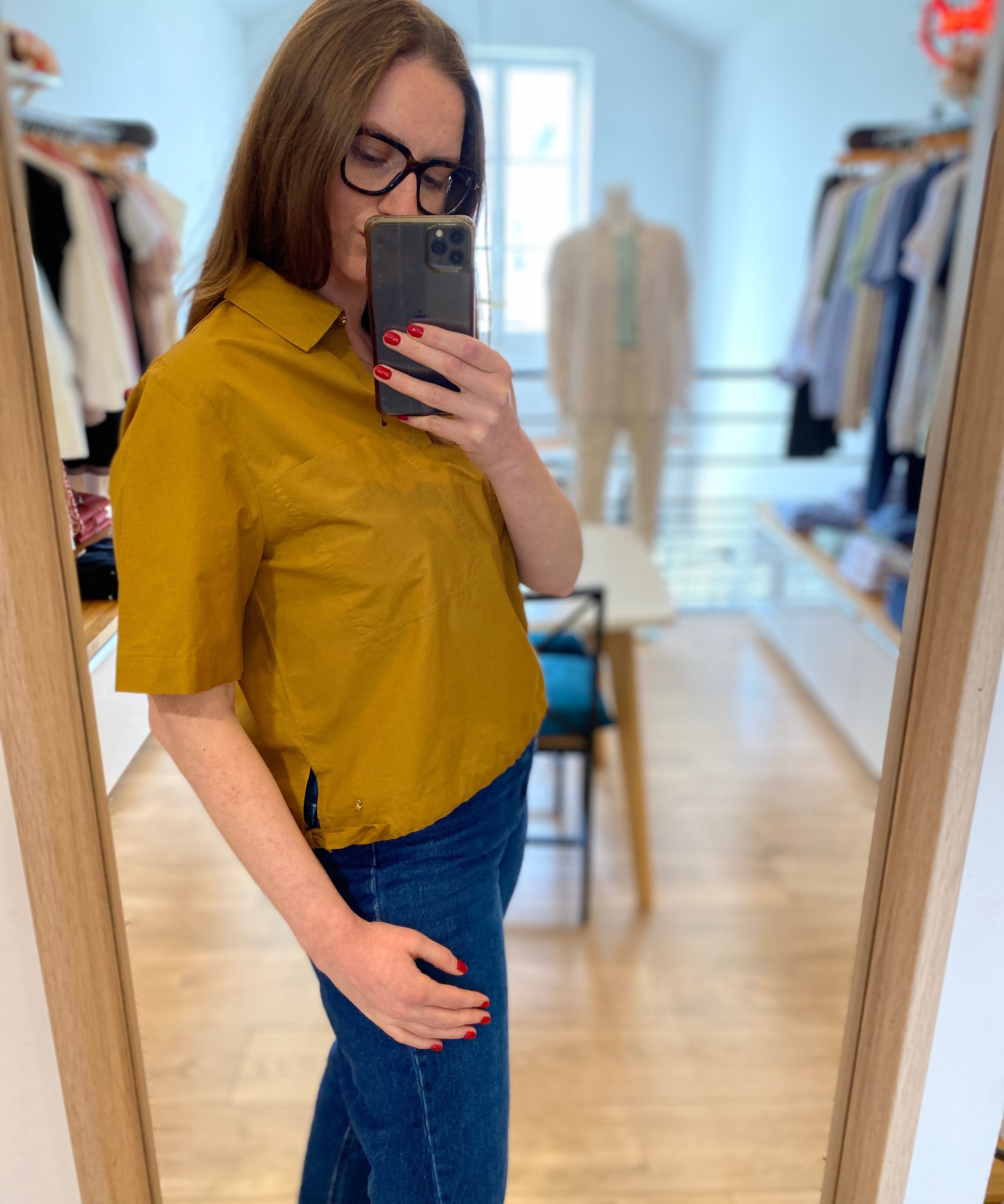 Chemise Rebya en popeline de coton modulable - Mousse - DES PETITS HAUTS