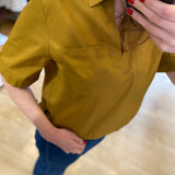 Chemise Rebya en popeline de coton modulable - Mousse - DES PETITS HAUTS