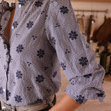 chemise brodée Summer détails