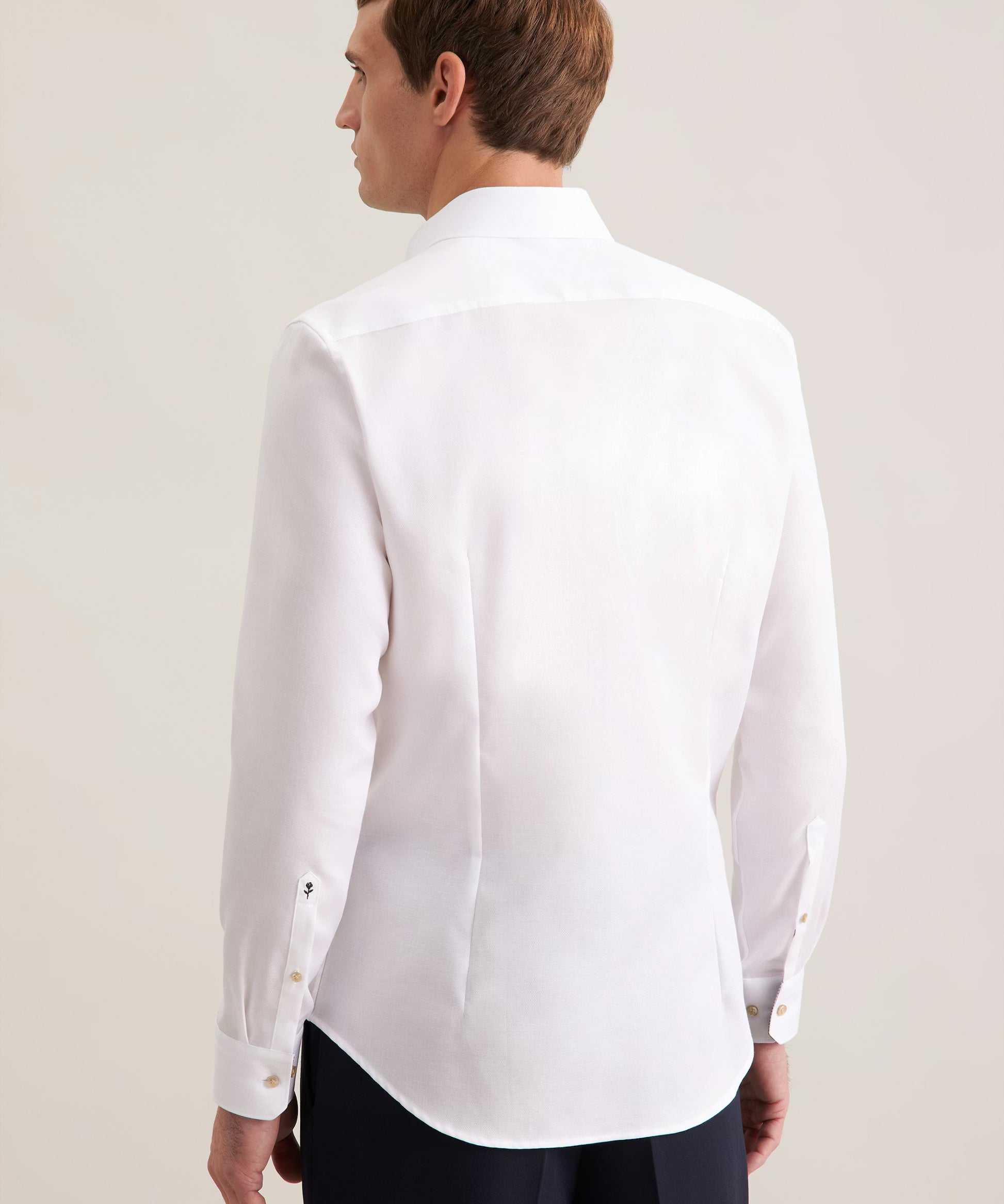 Chemise business ajustée homme sans repassage - Blanc - SEIDENSTICKER