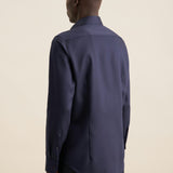 Chemise d'affaires ajustée pour homme - Bleu marine - SEIDENSTICKER