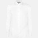 Chemise d'affaires unie slim pour homme - Blanc - SEIDENSTICKER