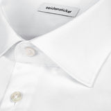 Chemise d'affaires unie slim pour homme - Blanc - SEIDENSTICKER