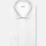 Chemise d'affaires unie slim pour homme - Blanc - SEIDENSTICKER