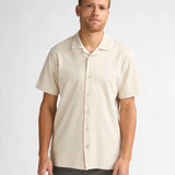 Chemise droite à manches courtes en maille - Sable - PETROL INDUSTRIES HOMME