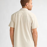 Chemise droite à manches courtes en maille - Sable - PETROL INDUSTRIES HOMME