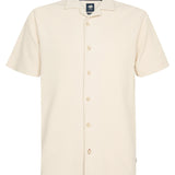 Chemise droite à manches courtes en maille - Sable - PETROL INDUSTRIES HOMME