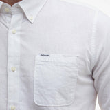 Chemise ajustée en lin Nelson - BARBOUR HOMME