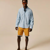 Chemise légère en coton à rayures riviera Adly - SUN VALLEY HOMME