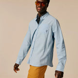Chemise légère en coton à rayures riviera Adly - SUN VALLEY HOMME