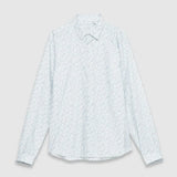 Chemise slim homme motif fleuri Liberty - Ciel - IKKS MEN