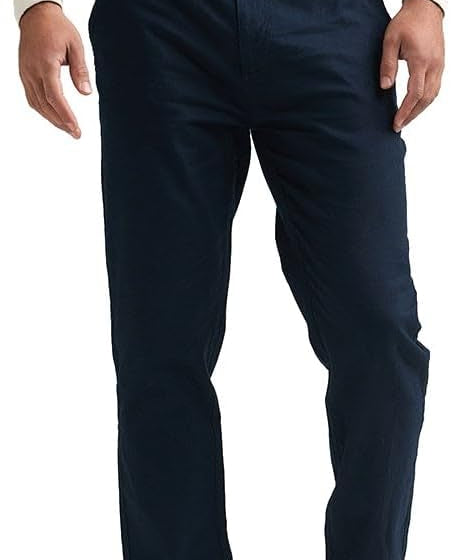 Chino en lin coupe fuselée - PETROL INDUSTRIES HOMME