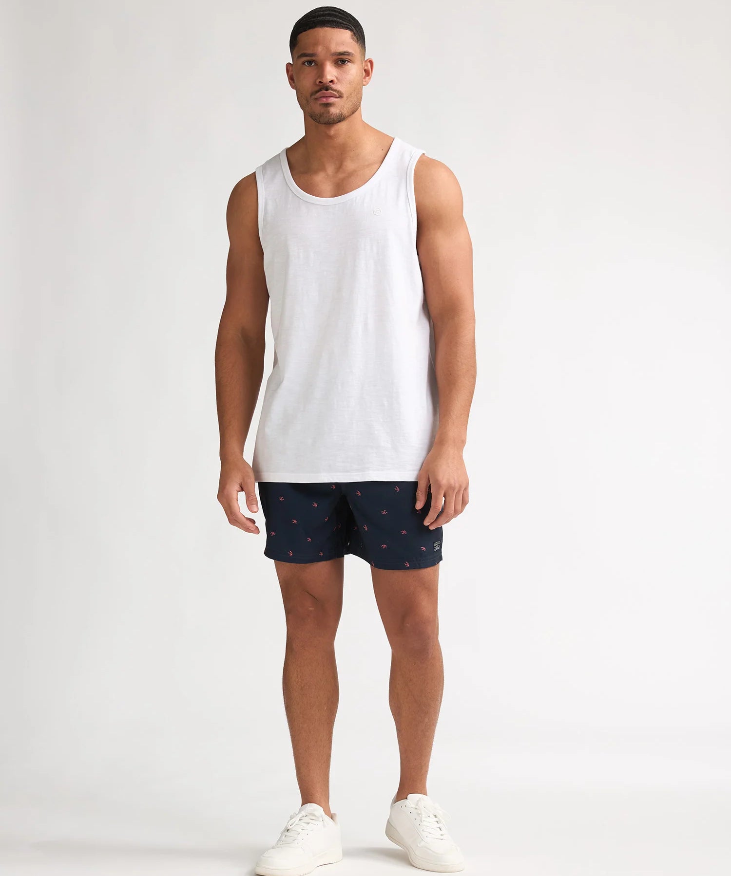 Débardeur en coton flammé Luna - Blanc - PETROL INDUSTRIES HOMME