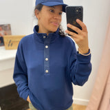 Sweat femme Eslyncam - Navy - TBS Femme