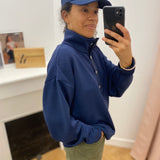 Sweat femme Eslyncam - Navy - TBS Femme