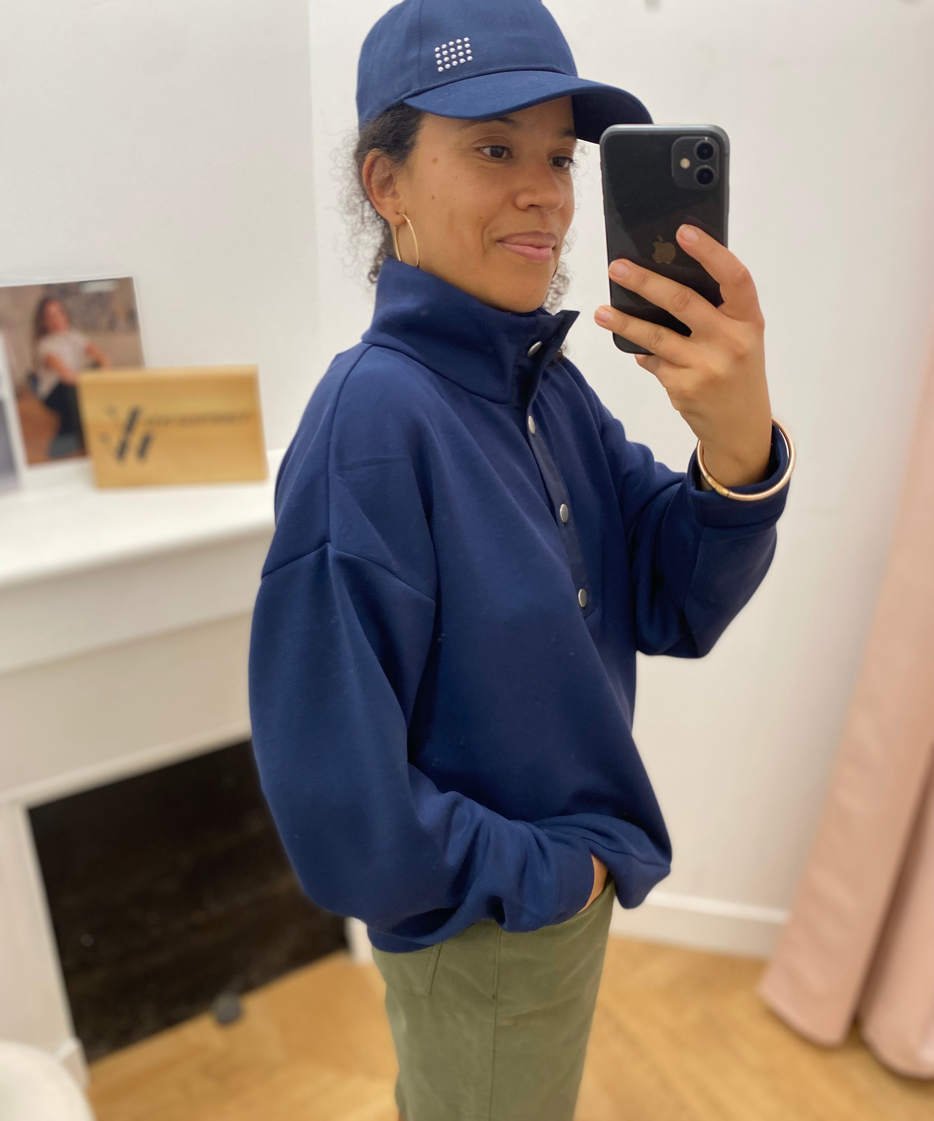 Sweat femme Eslyncam - Navy - TBS Femme