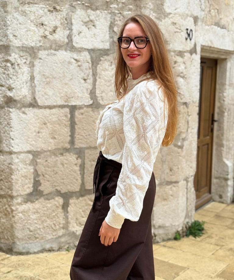 Blouse Virosana - Blanc neige - VILA