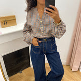 Jean droit taille haute Jacob - Darkblue - GRACE & MILA