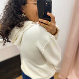 Sweat à fermeture zippée Glorizip - Greige - TBS FEMME