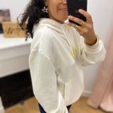 Sweat à fermeture zippée Glorizip - Greige - TBS FEMME