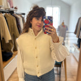Gilet Alibou - Crème - DES PETITS HAUTS
