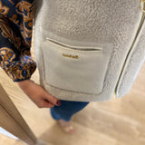 Gilet Bainford Teddy - Beige - BARBOUR FEMME