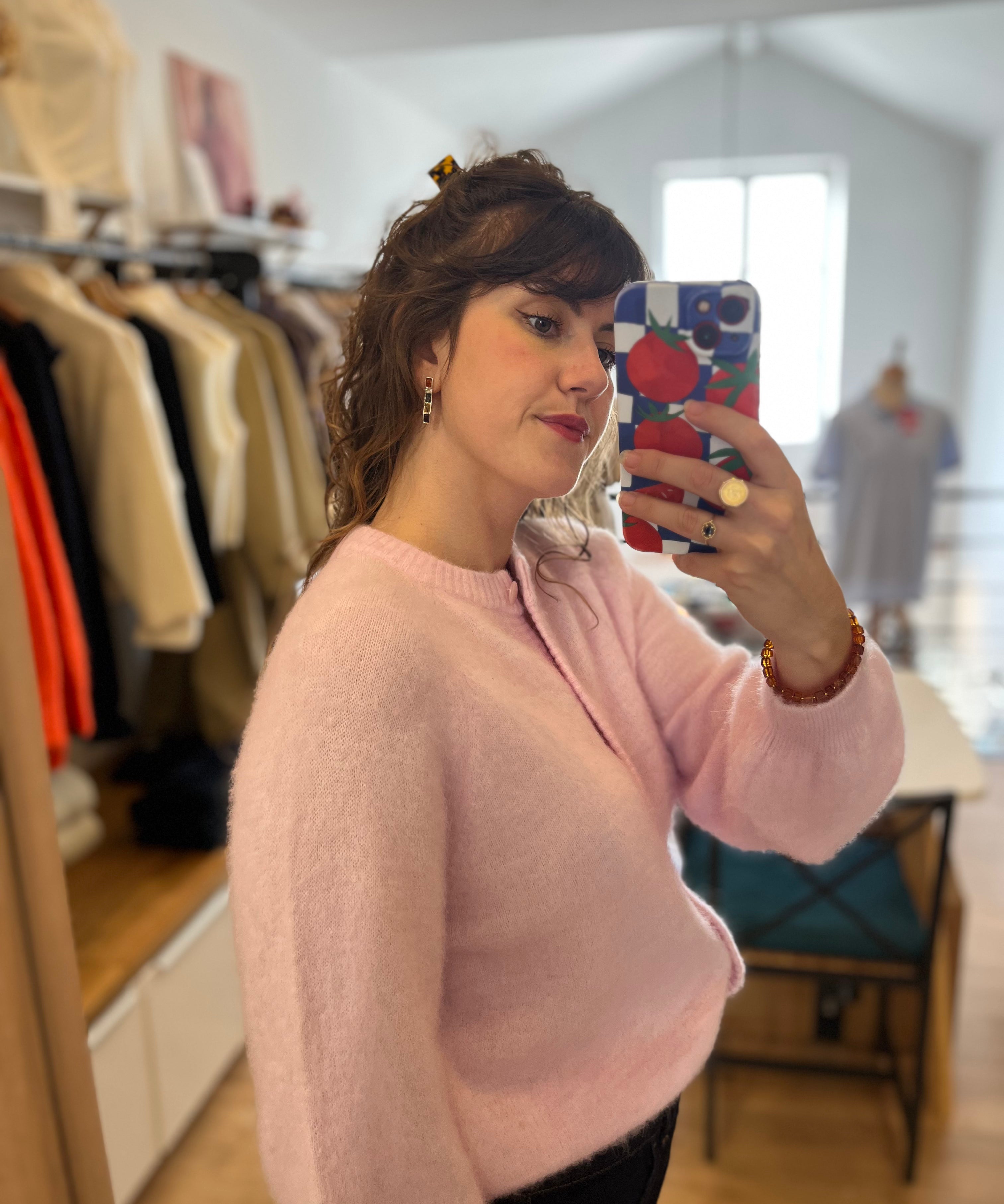 Gilet Colombine - Rose dragee - DES PETITS HAUTS