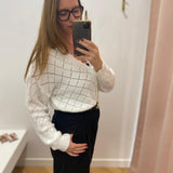 Gilet en maille ajourée Cleo - IN APRIL 1986