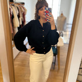 Gilet fin en laine boutons cœur Arbalette - DES PETITS HAUTS