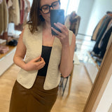 Gilet léger sans manches Yalir - Beige clair - SUN VALLEY FEMME