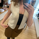 Gilet léger sans manches Yalir - Beige clair - SUN VALLEY FEMME