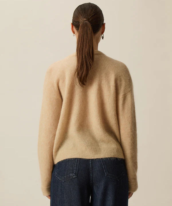 Gilet oversize en maille douce mohair Dobilou - DES PETITS HAUTS