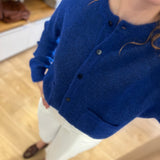 Gilet oversize en maille douce mohair Dobilou - DES PETITS HAUTS