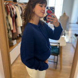 Gilet oversize en maille douce mohair Dobilou - DES PETITS HAUTS